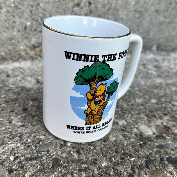 WINNIE THE POOH COFFEE MUG- WHITE RIVER, CANADA- WHERE IT ALL BEGAN! - Picture 4 of 10